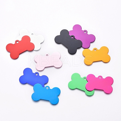 Pet Aluminium Pendants ALUM-I002-06-1