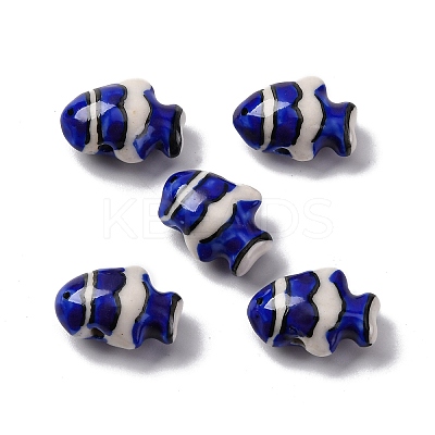 Handmade Porcelain Beads PORC-R002-01B-1