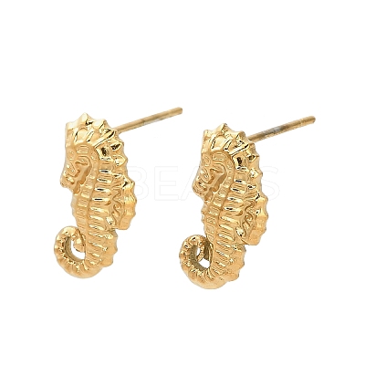 304 Stainless Steel Stud Earrings EJEW-C162-02A-G-1