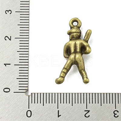 Tibetan Style Alloy Pendants TIBE-I026-6006AB-1