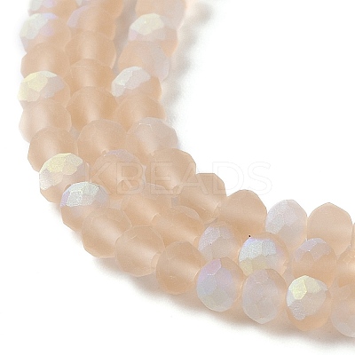 Transparent Glass Beads Strands X1-EGLA-A034-T4mm-MB20-1