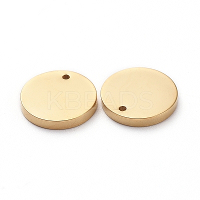PVD Vacuum Plating 304 Stainless Steel Stamping Blank Tag Charms X-STAS-G215-11G-1