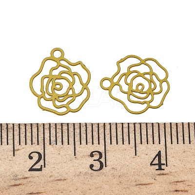 Spray Paint 430 Stainless Steel Charms STAS-C153-10B-1