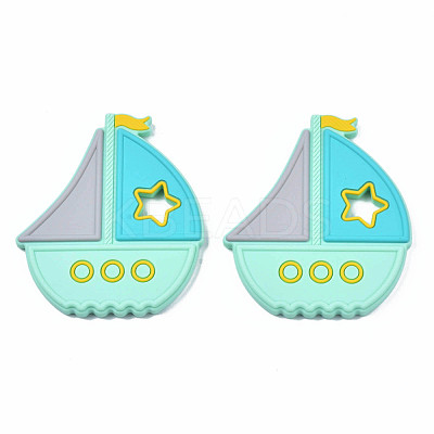 Food Grade Eco-Friendly Silicone Focal Beads SIL-N002-15B-1