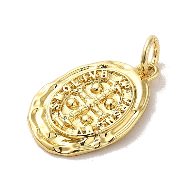 Brass Pendants KK-M278-09G-1