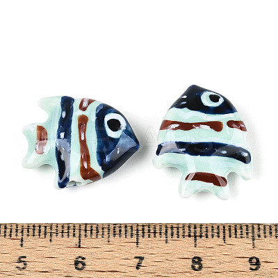 Handmade Porcelain Beads PORC-N009-08I-1