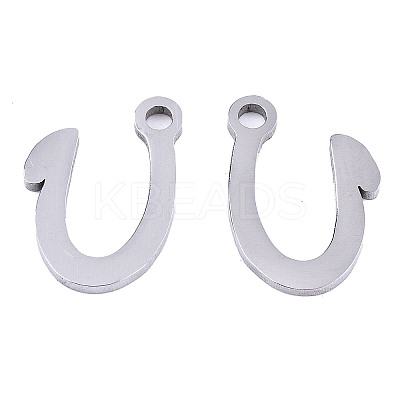 Non-Tarnish 201 Stainless Steel Charms LS-STAS-T044-217P-U-1