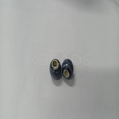 Handmade Porcelain Beads PORC-WH0002-05D-1