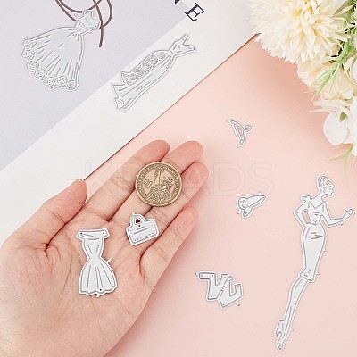 Carbon Steel Cutting Dies Stencils DIY-WH0387-45MP-1