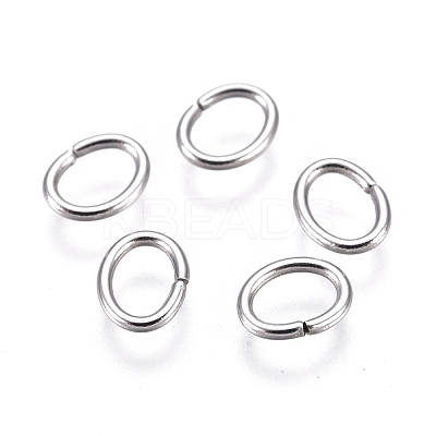 Tarnish Resistant 304 Stainless Steel Open Jump Rings STAS-F250-11P-K-1