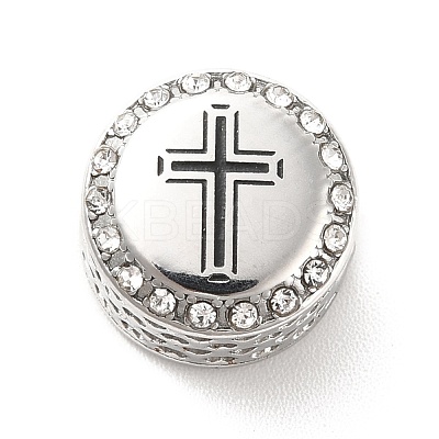 304 Stainless Steel European Beads STAS-D180-24-1