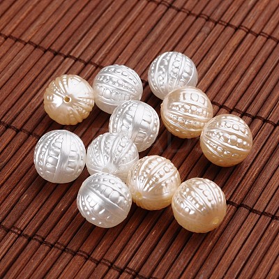 Acrylic Imitation Pearl Beads OACR-O002-3825-1