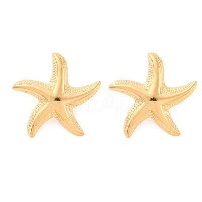 304 Stainless Steel Stud Earrings for Women EJEW-K306-12G-1