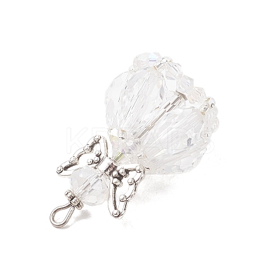 Glass Pendants PALLOY-MZ01272-01-1