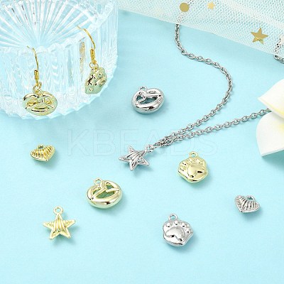 32Pcs 8 Styles Alloy Pendants FIND-CJ0004-20-1