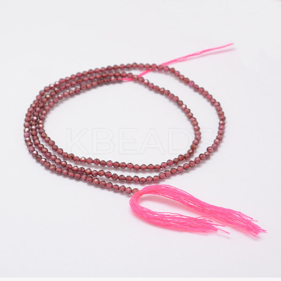Natural Garnet Beads Strands LS-G-E351-03-1