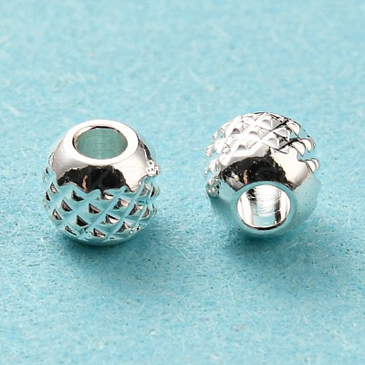 201 Stainless Steel Beads STAS-A057-01A-S-1