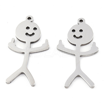Non-Tarnish 201 Stainless Steel Pendants LS-STAS-N098-134P-1