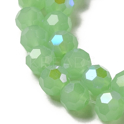 Imitation Jade Glass Beads Strands EGLA-A035-J8mm-L01-1