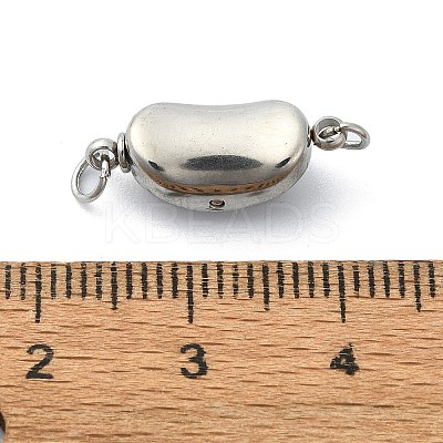Tarnish Resistant 304 Stainless Steel Box Clasps STAS-Z066-05P-02-1