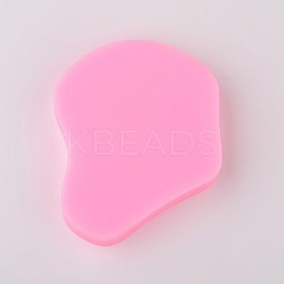 Christmas Snowman Shape Food Grade Silicone Molds AJEW-L054-46-1