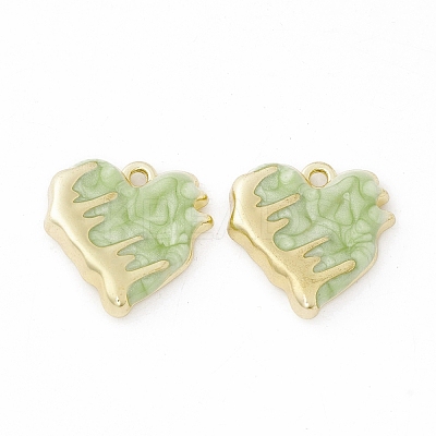 Alloy Enamel Pendants FIND-E026-05LG-03-1