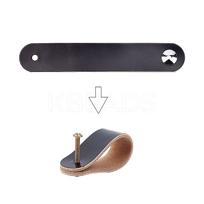 PU Leather Door Handles FIND-WH0052-53B-1