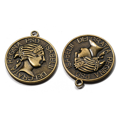 Tibetan Style Alloy Pendants X-EA13483Y-AB-1