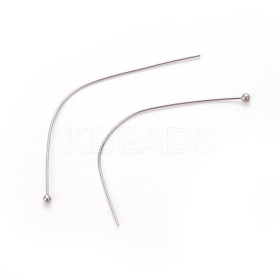 Non-Tarnish 304 Stainless Steel Ball Head Pins X-STAS-E452-01P-C-1