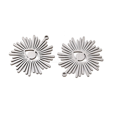 201 Stainless Steel Pendants STAS-I364-09P-1