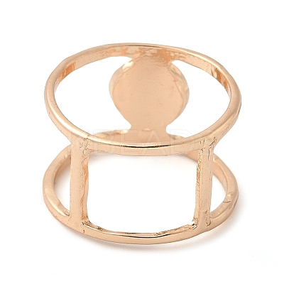 Alloy with Turquoise Round Finger Ring for Women FS-WGC40FF-05-1