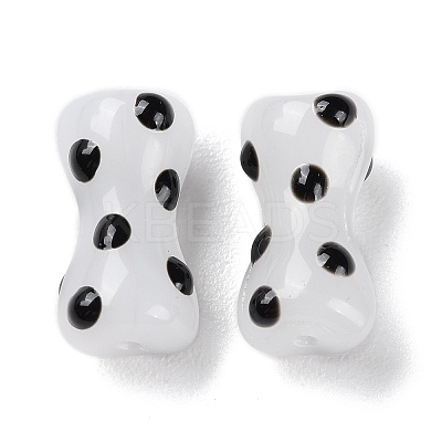 Handmade Bumpy Lampwork Beads LAMP-C012-01G-1