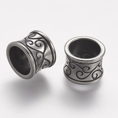 304 Stainless Steel Beads X-STAS-A032-098AS-1
