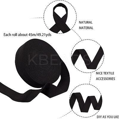 Cotton Cotton Twill Tape Ribbons OCOR-WH0057-30I-02-1