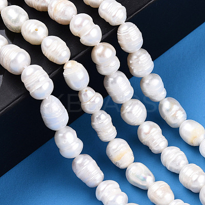 Natural Cultured Freshwater Pearl Beads Strands PEAR-N012-06K-1