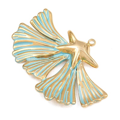 304 Stainless Steel with Enamel Pendants SA-CBA4809-18G-02-1