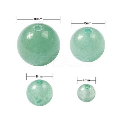 340Pcs 4 Sizes Natural Green Aventurine Beads G-LS0001-23-1