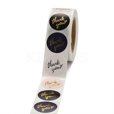 1 Inch Thank You Theme Self-Adhesive Paper Stickers DIY-K027-B03-1