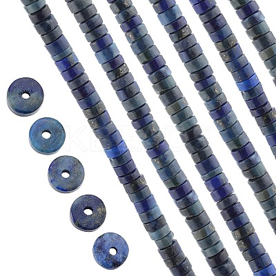 2 Strands Natural Lapis Lazuli Beads Strands G-SC0002-75-1