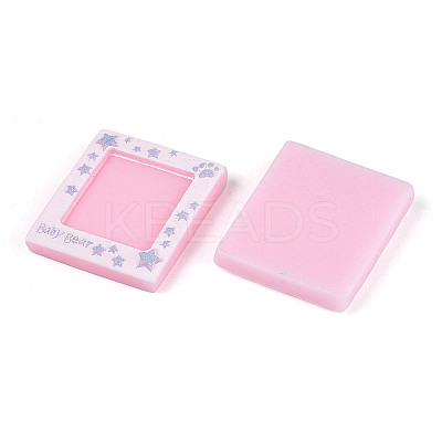 Opaque Resin Cabochons CRES-T025-11M-1