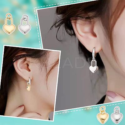 16Pcs 4 Style Rack Plating Real 18K Gold Plated Brass Pendants KK-FH0003-96-1