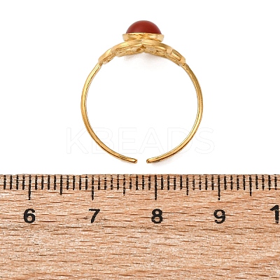 304 Stainless Steel Adjustable Open Cuff Rings RJEW-A071-05G-1