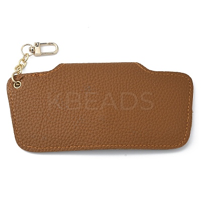 PU Imitation Leather Slim Eyeglasses Pouch AJEW-WH0248-348A-1