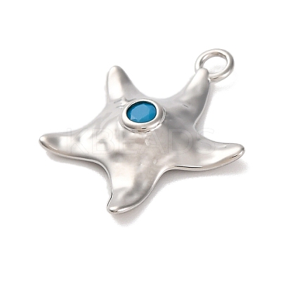 Summer Beach Dyed Synthetic Turquoise Pendants KK-U042-15P-1