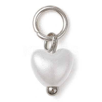 ABS Imitation Pearl Charms PALLOY-JF03222-01-1