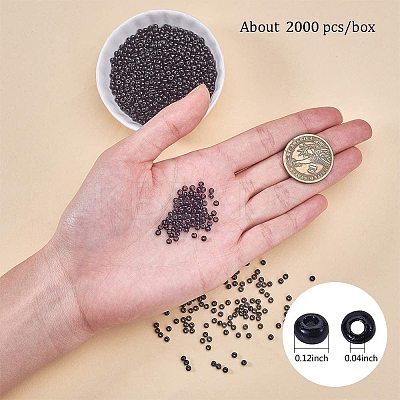 8/0 Grade A Glass Seed Beads SEED-PH0005-10-A-1
