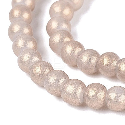 Baking Paint Glass Pearl Beads Strands DGLA-ZX001-05B-15-1