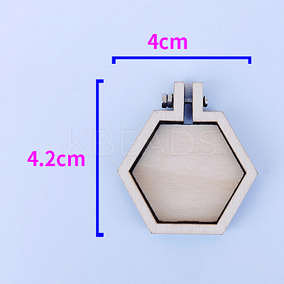Mini Wooden Embroidery Hoops LS-TOOL-PW0003-019A-05-1