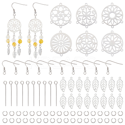 DIY Chandelier Dangle Earring Making Kits DIY-UN0003-50-1