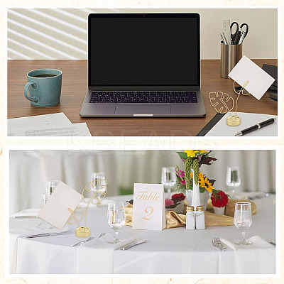 201 Stainless Steel Name Card Holder AJEW-WH20060-67G-1